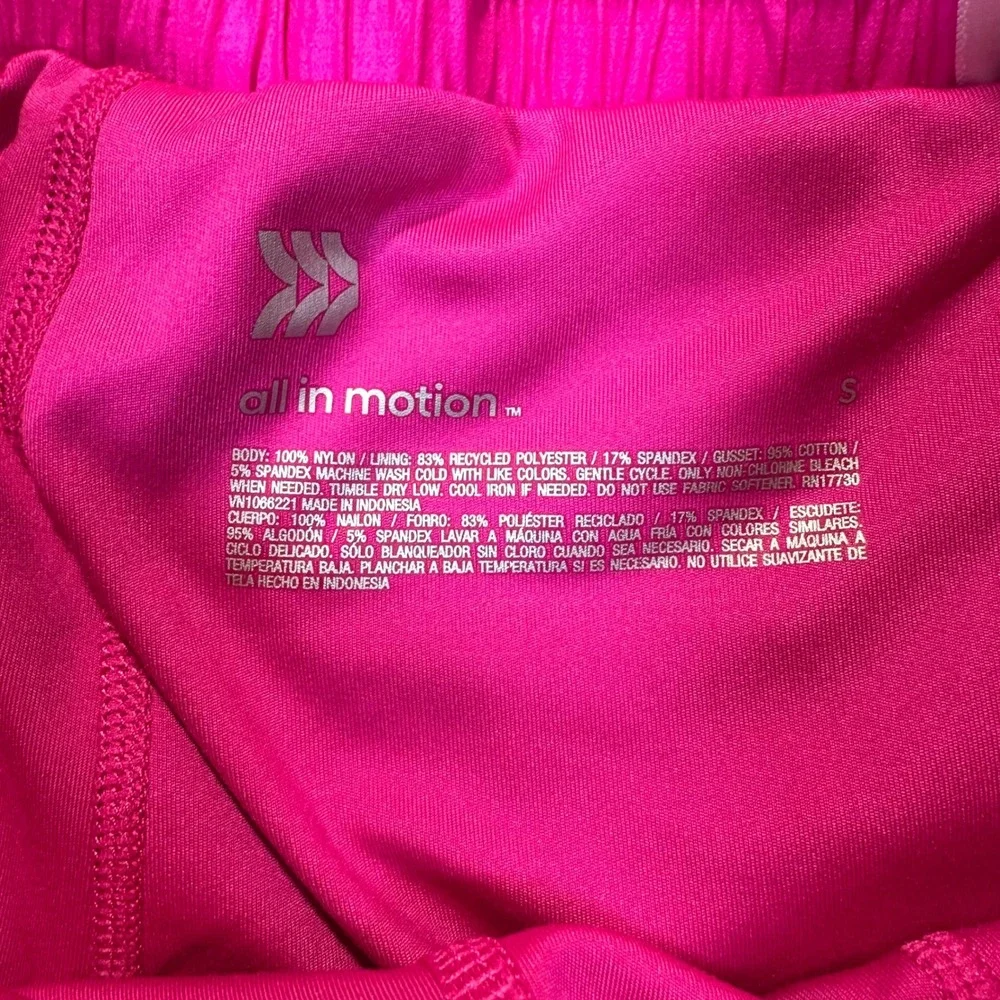 All‎ in Motion Running Shorts Womens Small Pink Athletic Gym Activewear